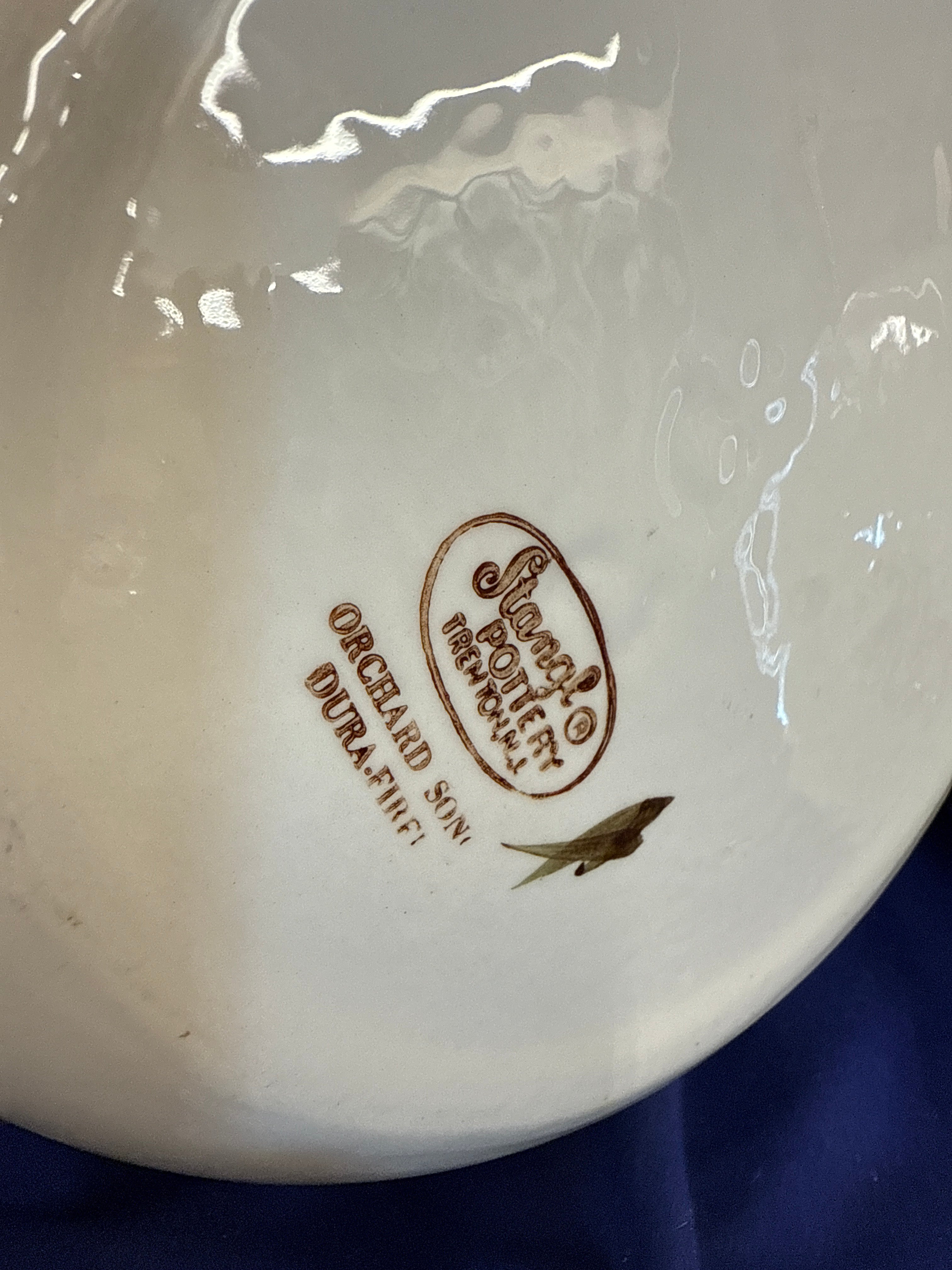 Two Vintage Stangl Pottery Pitchers