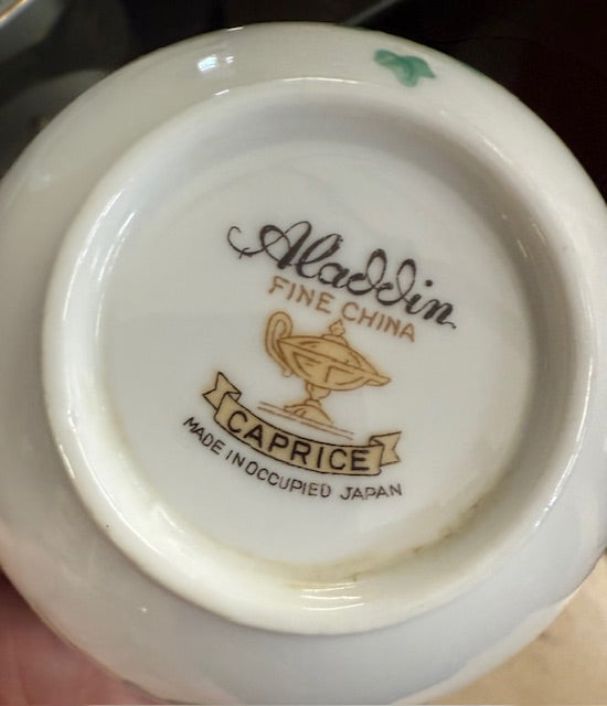 Aladdin Fine China Set Caprice Made in Occupied Japan